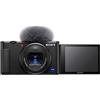 Sony Videocamera Vlog ZV-1 | Fotocamera Digitale (Schermo Vari-Angle per Vlogging, Video 4K) (Rinnovato)
