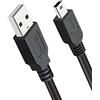 SCOVEE Cavo USB per fotocamera Canon PowerShot/Rebel/EOS/DSLR/ELPH,Sony/Nikon UC-E4 e videocamere IFC-400PCU Cavo di ricambio per computer di ricarica, SCOVEE Mini USB di trasferimento dati, 0,9 m