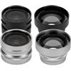 RWGVNGCLZ Obiettivo di conversione ampio WCL-X100VI, compatibile con FUJIFILM | La lunghezza focale equivalente di 28 mm espande la gamma di ripresa for l'acquisizione di scene di paesaggi ampi(Silver)