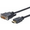 VivoLink 15m HDMI - DVI-D Nero