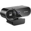 Generico Fotocamera per computer - Fotocamera per laptop 2K con microfono con cancel