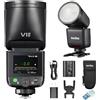 GODOX V1mid O V1midO Flash Speedlite Testa Rotonda per Olympus e Panasonic
