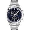 Tissot Montre Tissot PR100 Chrono acier cadran bleu