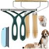 juajua Rasoio per peli di animali, 5 pezzi per rimuovere i pelucchi portatili, zampe magiche per la rimozione dei peli di gatto, spazzola per vestiti in tessuto, tappeto, maglia e peli di animali