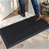 DEXI Zerbino Ingresso Esterno 43 x 90 cm, Nero Benvenuto | Antiscivolo e Impermeabile con Fori, Facile da Pulire, Tappeto da Esterno per Ingresso, Porta di Casa, Balcone e Terrazza