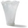Tammaro Home Vaso in Vetro di Murano Bianco Modello Tide Iris by Tammaro Home