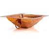 Tarini Gallery Copper Hawan Homa Yagya Kund Aahuti Patra Indian Traditional Religious Agnihotra Havan Kund Yajna for Temple Home Hindu Navratri Puja Item Festivals Pooja Essential and Gifting (Copper- 3x3)