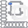Fenkabs Panno di ricambio per robot lavavetri Ecovacs Winbot W3 Omni | Panni lavabili in microfibra, puliscono efficacemente macchie e polvere per finestre, 1 supporto, 14 panni per la pulizia