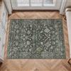 PureCozy Tappeto Ingresso Interno Verde Tappeti 60x90cm Antiscivolo | Lavabile in Lavatrice Moderno Floreale Tapette Cucina Camera da Letto Entrata Scendiletto Ufficio Pelo Corto Piccolo Tappeti