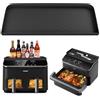 GADITIEK Scaffale Portaoggetti In Silicone Accessori per COSORI Friggitrice ad Aria Doppio Cestello 8.5L/Doppia Resistenza TwinFry 10L, Airfryer Multifunzione Accessori per COSORI CAF-R901-AEU&TF101S Air Fryer