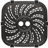 Generic Piastre per friggitrice ad aria, in acciaio al carbonio, antiaderente, doppio strato con linguette in gomma per 8QT, per PowerXL, per VORTEX Pro Air Fryer Plus (22 x 22 cm)
