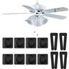 Whychstore Kit di stabilizzazione della pala del ventilatore 4 clip di bilanciamento e pesi da 5 grammi per ridurre l'oscillazione