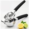JIMYIU 304 Stainless Steel Lemon Squeezer - Spremiagrumi Manuale con Impugnature in Silicone Antiscivolo, Spremiagrumi Robusto per Limoni, Lime e Arance