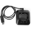 FiTspi Caricabatteria USB per Baofeng UV-5R UV-5RE DM-5R Walkie Talkie Prosciutto Radio