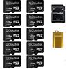 Cloudisk Confezione da 10 schede di memoria Micro SD da 128 MB non da 128 GB, piccola capacità, C4, con adattatore, lettore di schede (128 MB)