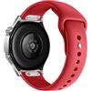 ODQODK Cinturino in Silicone 22 mm per Huawei Watch GT 2 / GT 3 46mm/GT/GT Active e Altri Modelli Compatibili - Sportivo Cinturini per Galaxy Watch 3 45mm/SM-R800 46mm/Gear S3 Frontier Braccialetto,Rosso