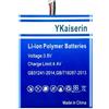 Generic Batteria per tablet F7 Plus ai polimeri di litio ad alta capacità da 6000 mAh (senza cornice, 7 cavi) compatibile con Teclast F7 Plus 30154200P, spina a 7 fili, con kit di attrezzi completi