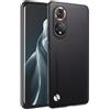 HAFFAN Custodia Cover Protettiva per Cellulare per HONOR 50 / HUAWEI Nova 9 (6.52 inches), Stile Similpelle - Nero