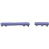 Generico Ricambio compatibile con MOTOROLA MOTO EDGE 30 NEO XT2245-1 KIT TASTI ESTERNI LATERALI TASTINO ACCENSIONE power ON OFF + PULSANTE controllo VOLUME (Very Peri Purple)