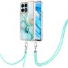 VQWQ Silicone Custodia per Honor X8A Tracolla Paraurti TPU Green01