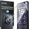 ELYCO Vetro Temperato per Xiaomi Redmi Note 15 Pro 5G, 2+2 Pezzi