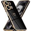 Mkej Cover per Xiaomi Redmi Note 13 4G, Custodia con Protezione Fotocamera, Cover Ultra Sottile ed Elegante in Silicone TPU, Placcatura Phnom Penh Design Covers Antiurto Case
