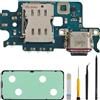 ZHUROUPU Ricambio connettore Dock Porta di Ricarica per Galaxy S23 5G | per SM-S911B, ricarica rapida, jack microfono/cuffie integrato, porta di ricarica USB Type-C, adesivo impermeabile