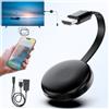 MTAKYI Adattatore Wireless HDMI Display Adapter 5G HDMI Wireless Dongle Adapter Mirroring Extender Stream Video/Audio da Android/iOS/Windows/MacOS/Laptop a TV/Monitor/Proiettore, supporta Airplay DLNA