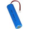 Générique Batteria ricaricabile agli ioni di litio 18650 3,7 V con connettore XH2.54, 2000 mAh, batteria di ricambio