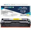 LCL Cartucce di Toner Compatibile 201A CF402A Sostituzione per HP Color LaserJet Pro M252dw M252n,Laser Jet Pro MFP M277dw M277n (1 Giallo)
