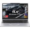 Kayoote Laptop 15,6 FHD IPS, Ryzen 3 3200U fino a 3,5GHz, Win 11 Pro, 16GB DDR4 RAM, SSD 512GB, Tastiera Retroilluminata, Impronta Digitale, WiFi 5G, USB 3.0, Type-C Completo, HDMI, 5000mAh