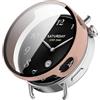 TINGYR Cover Compatibile con Xiaomi Watch S4 41mm, PC + Vetro Temperato per Proteggere lo Schermo.Rosa