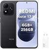 XIAOMI Redmi Note 17 5G 6+256GB,Nero,Con caricatore da 45W
