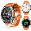 DOOGEEEco Anywise W1 Pro Orologi Smartwatch uomo,GPS Dual-Band & Mappe Offline, 5 ATM, 12 Giorni Autonomia, Display AMOLED HD 1,43, 170+ Modalità Sport,Chiamate Bluetooth,Compatibile con Android/iOS