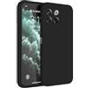 HAFFAN Custodia in Silicone TPU Compatibile con OnePlus 10T (6.7 inches), Cover Case Protettiva per Cellulare - Nero