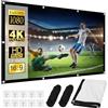 GOEDCH 120 Zoll 16:9 HD 4K Schermo Videoproiettore: Portatile Pieghevole Esterno Schermo, Schermo di Proiezione Murale, Doppio Lato Anti-Pieghe Proiezione, Schermo di Proiezione per Home Cinema e