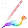 MoKo Penna per iPad(A16) 11a 10a 9a Gen,Ricarica Rapida USB-C,GrdBiancoRosa