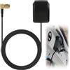 CAIHINIER Antenna GPS Auto Attiva Connettore SMA Cavo RG174 da 3 m con Base Magnetica Impermeabile, Antenna GPS Magnetica per Autoradio e Navigatore, Antenna GPS Marina per Auto Camion Router IoT