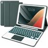 SOPPY Custodia con tastiera retroilluminata con touchpad per iPad 9a generazione 2021, 8a generazione 2020, 7a generazione 2019 10,2, iPad Air 3 e Pro 10,5, retroilluminazione a 7 colori, tastiera