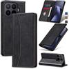 Jasonyu Cover per Xiaomi 17T Pro, Portafoglio PU Pelle Custodia, Nero | Flip Libro, Slot Porta Carte, Magnetica, Funzione Supporto, TPU Antiurto