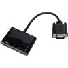 Elprico Adattatore VGA a HDMI, Convertitore VGA con Supporto Doppio Schermo, Cavo di Ingresso da 3,5 Mm, Sincronizzazione Audio, Plug and Play per più Display e Proiettori
