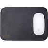 Centaur - Tappetino per mouse in vera pelle, 25 x 18 cm, colore: nero
