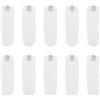 ASHATA 10PCS Adattatore Batteria da AAA a AA, AAA a batterie Formato AA Convertitore Porta batterie Convertitore Adattatore Caricabatterie, Porta batterie da AAA a AA(Trasparente)
