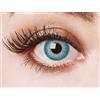 aricona Kontaktlinsen lenti a contatto aricona - lenti annuali blu naturali senza resistenza - lenti a contatto opache colorate blu senza resistenza, 2 pz.
