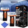 Yoreva 2PCS Handheld Glass Oil-Film Remover,Glass Emulsion Cleaner for Car | Car Windshield Oil Film Remover,Removes Oil Film for Clear Windshield and Improved Visibil,Window and Mirror
