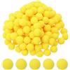 PATIKIL 0.6 Pollici Pon Pon Per Artigianato, 500pci Piccoli Pon Pon Per Artigianato Mini Palline Soffici All'Ingrosso Alta Elasticità Palline Pelose Per Cappello Arte Natalizia DIY, Giallo