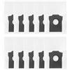 Donkivvy Sacchetti di ricambio per robot aspirapolvere Dreame L10s Ultra Gen 2/Gen 3/Aqua 10/P50 E30 E40 P10 V50 Z60 Ultra Roller completo (confezione da 10)