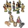 COSE DA CASA 15 Pezzi Mini Natività completa di pastori per Presepe piccoli cm 3,5 Personaggi statuine pastorelli Decorazione Natalizia Miniature