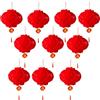 SUHANIOP 10 lanterne cinesi rosse, lanterne di carta rosse da 25,4 cm, decorazioni da appendere per capodanno cinese, festival di primavera, forniture per celebrazioni di festival delle lanterne, decorazioni