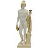 Generic Statua di Ganimede, statuetta classica in marmo fuso con mitologia greca, 31 cm, con finitura patinata, realizzata a mano in Grecia